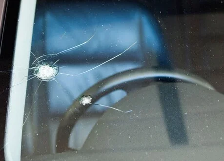 windscreen damaged